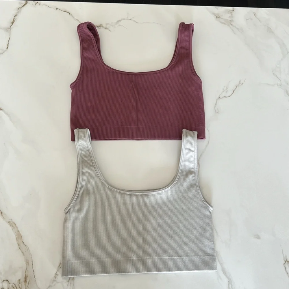 Set Active Ribbed Bras - Picture 2 of 6